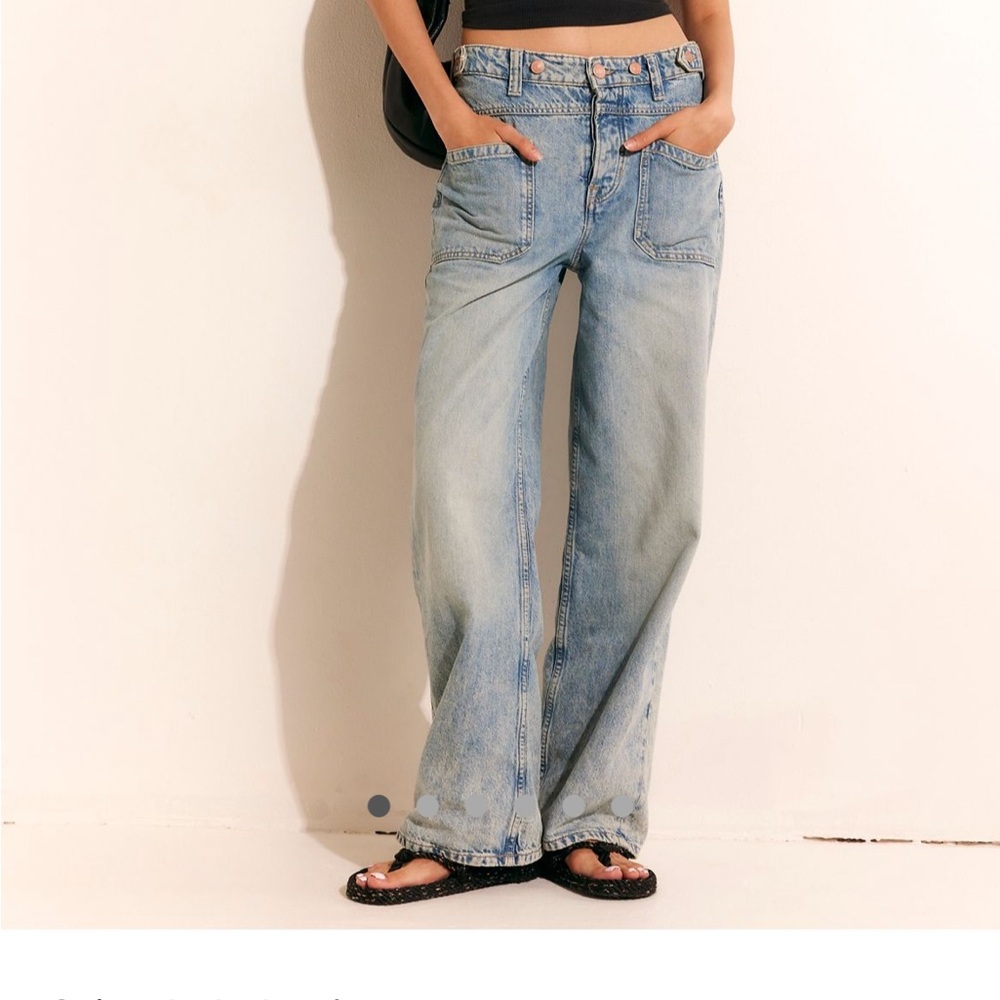 We The Free Palmer cuffed Wide-Leg Pants